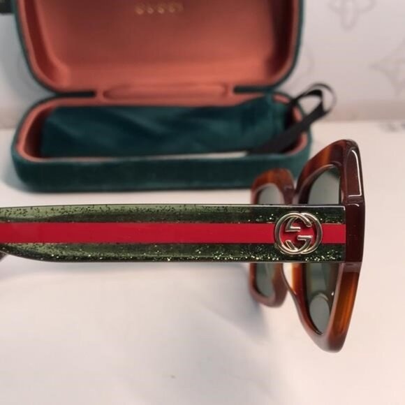 New  Authentic Gucci GG0036SA 003 Oversized Square Sunglasses ✨ - Picture 3 of 14
